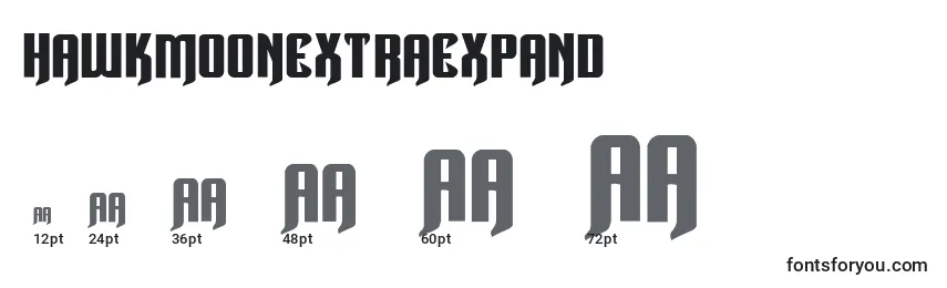 Hawkmoonextraexpand Font Sizes