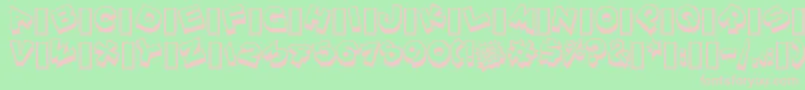 Zoinkfat Font – Pink Fonts on Green Background