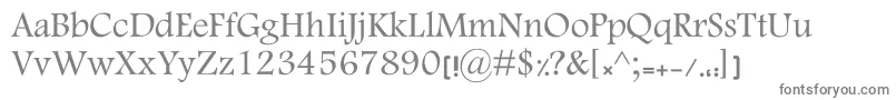 MotkenKElham Font – Gray Fonts on White Background