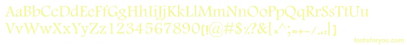 MotkenKElham-Schriftart – Gelbe Schriften