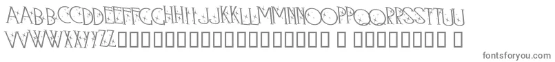 Retroland Font – Gray Fonts on White Background