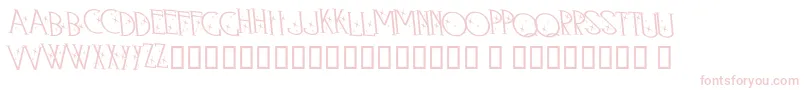 Retroland Font – Pink Fonts on White Background