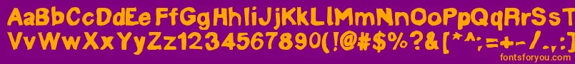 En savoir plus sur la police LinotypemineruBold Police LinotypemineruBold – polices orange sur fond violet