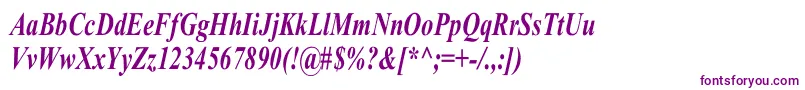 TimesRomanCnBoldItalic Font – Purple Fonts