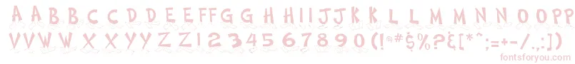 FootstepsNormalDb Font – Pink Fonts