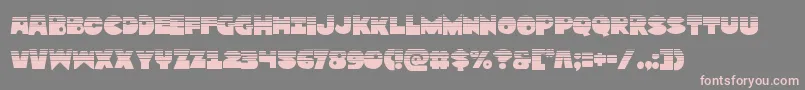 Zounderkitehalf Font – Pink Fonts on Gray Background