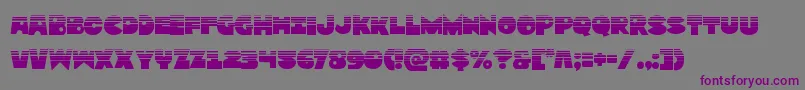 Zounderkitehalf Font – Purple Fonts on Gray Background