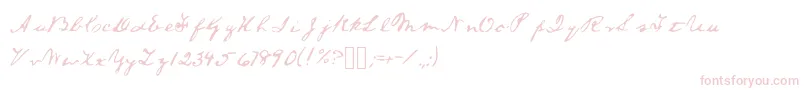 フォントAlincolnfont – ピンクのフォント