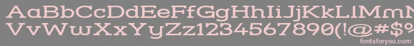 Strslswi Font – Pink Fonts on Gray Background
