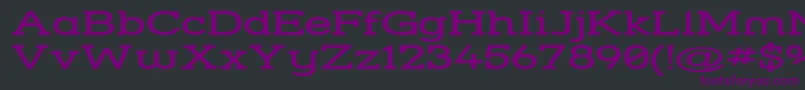 Strslswi Font – Purple Fonts on Black Background