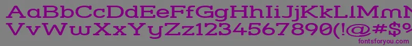 Strslswi Font – Purple Fonts on Gray Background