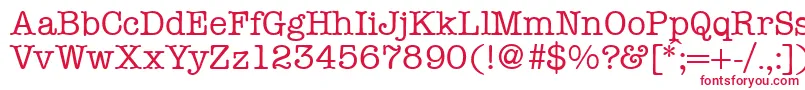 ModerntypewriterRegular Font – Red Fonts