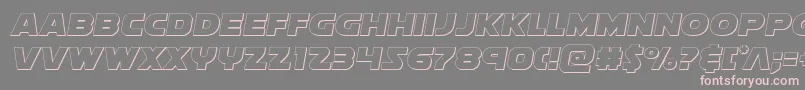 Soloistout Font – Pink Fonts on Gray Background