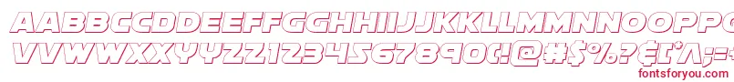 Soloistout Font – Red Fonts on White Background
