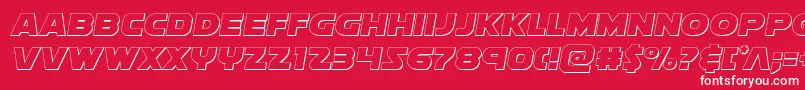 Soloistout Font – White Fonts on Red Background