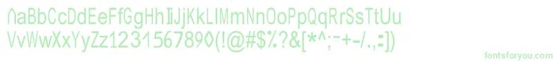 fuente JuliasoftSpecialFontN4 – Fuentes Verdes Sobre Fondo Blanco