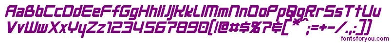 NeoGenBoldItalic Font – Purple Fonts