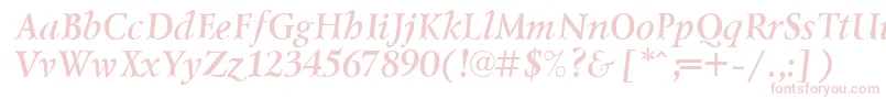 Lzr66C Font – Pink Fonts on White Background