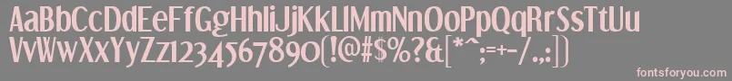 DreamorphansB Font – Pink Fonts on Gray Background