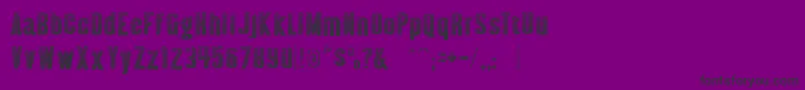 Шрифт Almontew – чёрные шрифты на фиолетовом фоне