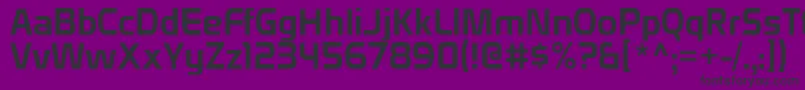 Domyouji Font – Black Fonts on Purple Background