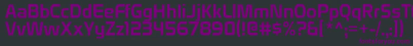 Domyouji Font – Purple Fonts on Black Background