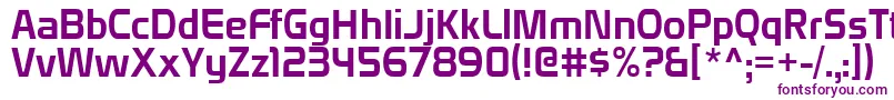 Domyouji Font – Purple Fonts on White Background