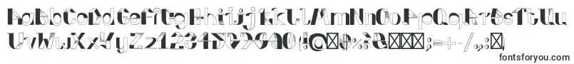 Шрифт FoldupV3 – жирные шрифты