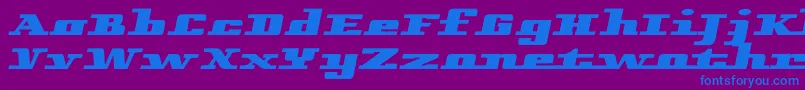 Remarcleright Font – Blue Fonts on Purple Background