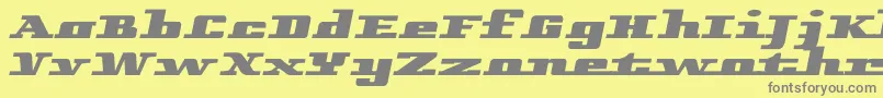 Weitere Informationen zur Remarcleright-Schriftart Remarcleright-Schriftart – Graue Schriften auf gelbem Hintergrund