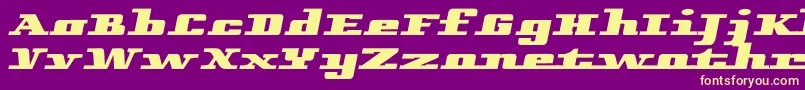 Remarcleright Font – Yellow Fonts on Purple Background