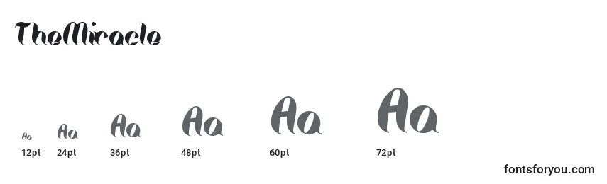TheMiracle Font Sizes