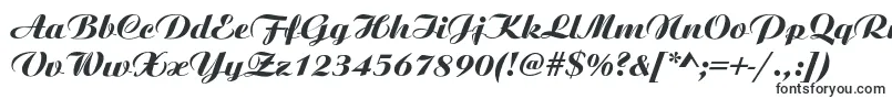 Шрифт Ariston – надписи красивыми шрифтами
