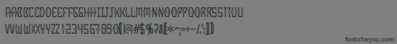 Miswak Font – Black Fonts on Gray Background
