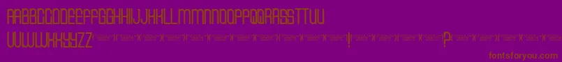 fuente Cvfbuffalogrove – Fuentes Marrones Sobre Fondo Morado