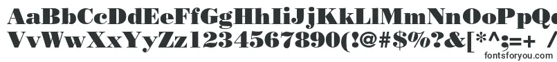 Bodoniposterc-fontti – julisteiden fontit