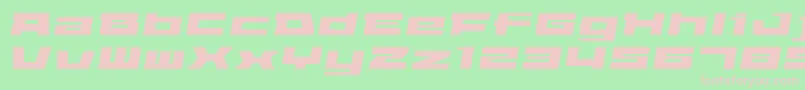 Elepao Font – Pink Fonts on Green Background