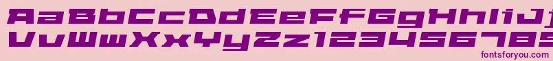 Elepao Font – Purple Fonts on Pink Background