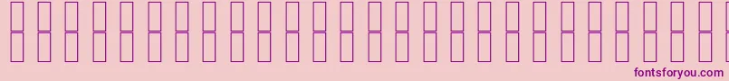 SkrHead2 Font – Purple Fonts on Pink Background