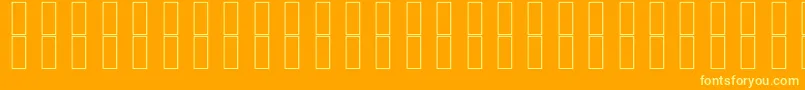 SkrHead2 Font – Yellow Fonts on Orange Background