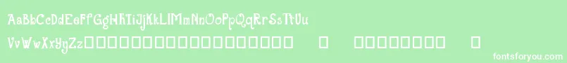 TheGrandStaircase Font – White Fonts on Green Background