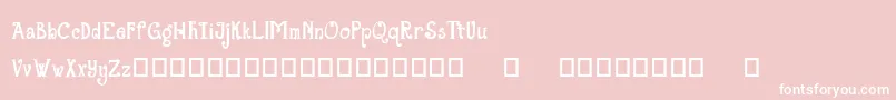 TheGrandStaircase Font – White Fonts on Pink Background