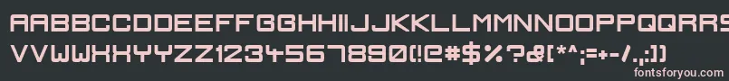 IgnisEtGlaciesSharpBold Font – Pink Fonts on Black Background
