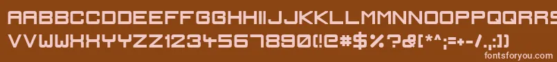 IgnisEtGlaciesSharpBold Font – Pink Fonts on Brown Background