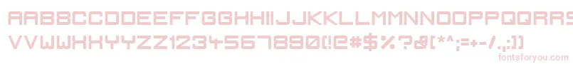 IgnisEtGlaciesSharpBold Font – Pink Fonts on White Background