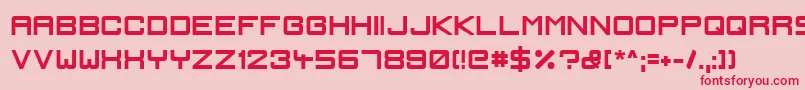 Шрифт IgnisEtGlaciesSharpBold – красные шрифты на розовом фоне