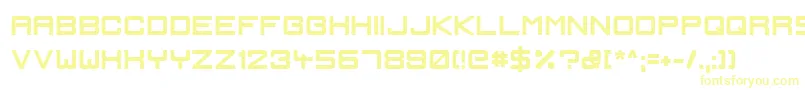 IgnisEtGlaciesSharpBold-Schriftart – Gelbe Schriften