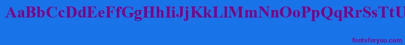 Подробнее о шрифте TimesNewRomanSpecialG1Bold Шрифт TimesNewRomanSpecialG1Bold – фиолетовые шрифты на синем фоне