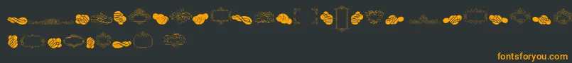 Lisätietoja CornucopiaCaligrafica-fontista CornucopiaCaligrafica-fontti – oranssit fontit mustalla taustalla