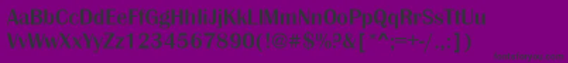 BritannicMediumBold Font – Black Fonts on Purple Background